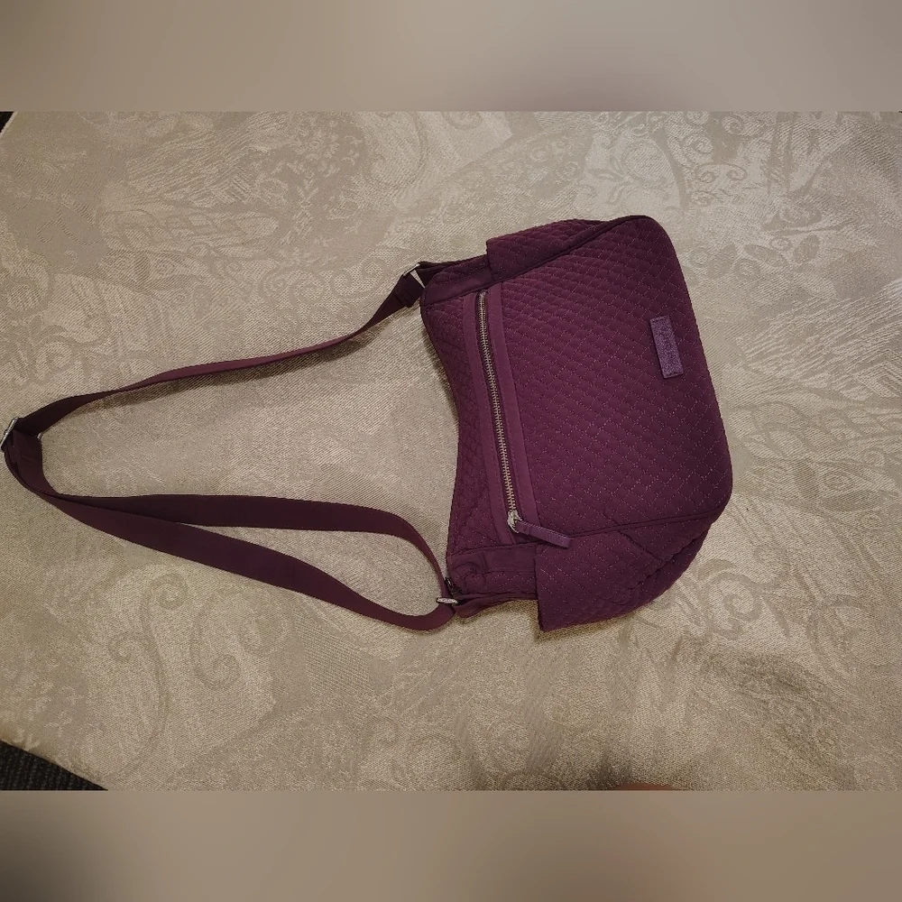 Vera Bradley Quilted Crossbody Bag - Plum